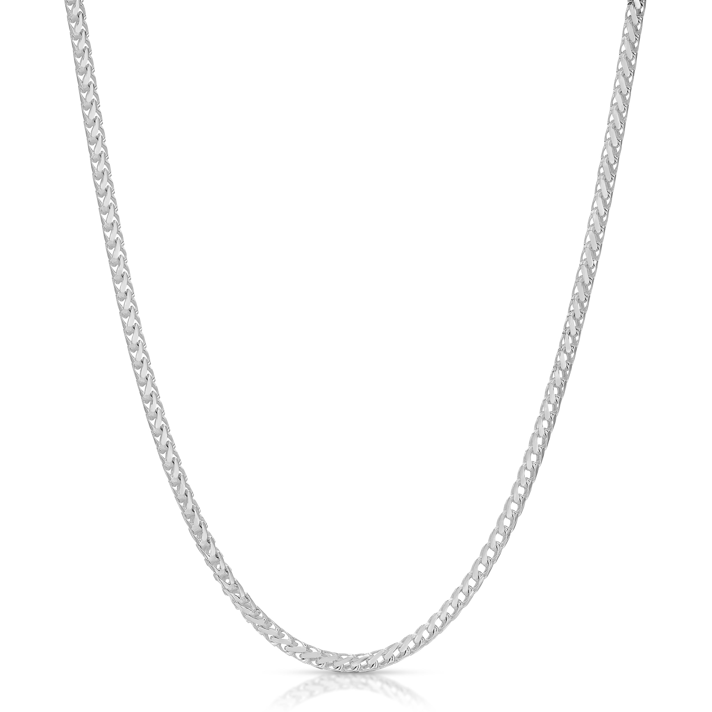 3.3mm Round Franco Chain Sterling Silver - Luke Zion Jewelry – LZJ