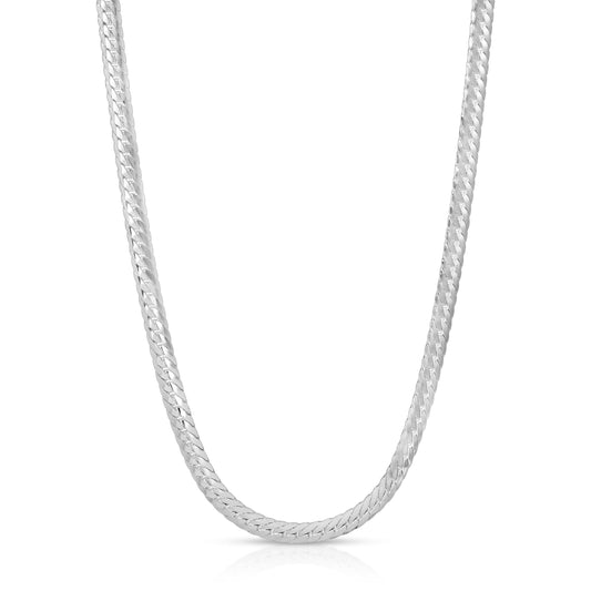 5mm flat Cuban Link chain
