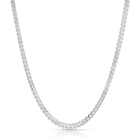 3mm Franco v cut chain sterling silver 925