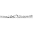 Load image into Gallery viewer, 4mm Sterling Silver Byzantine Chain