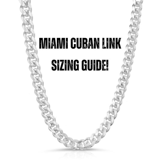 Miami Cuban Link SIZING GUIDE! 