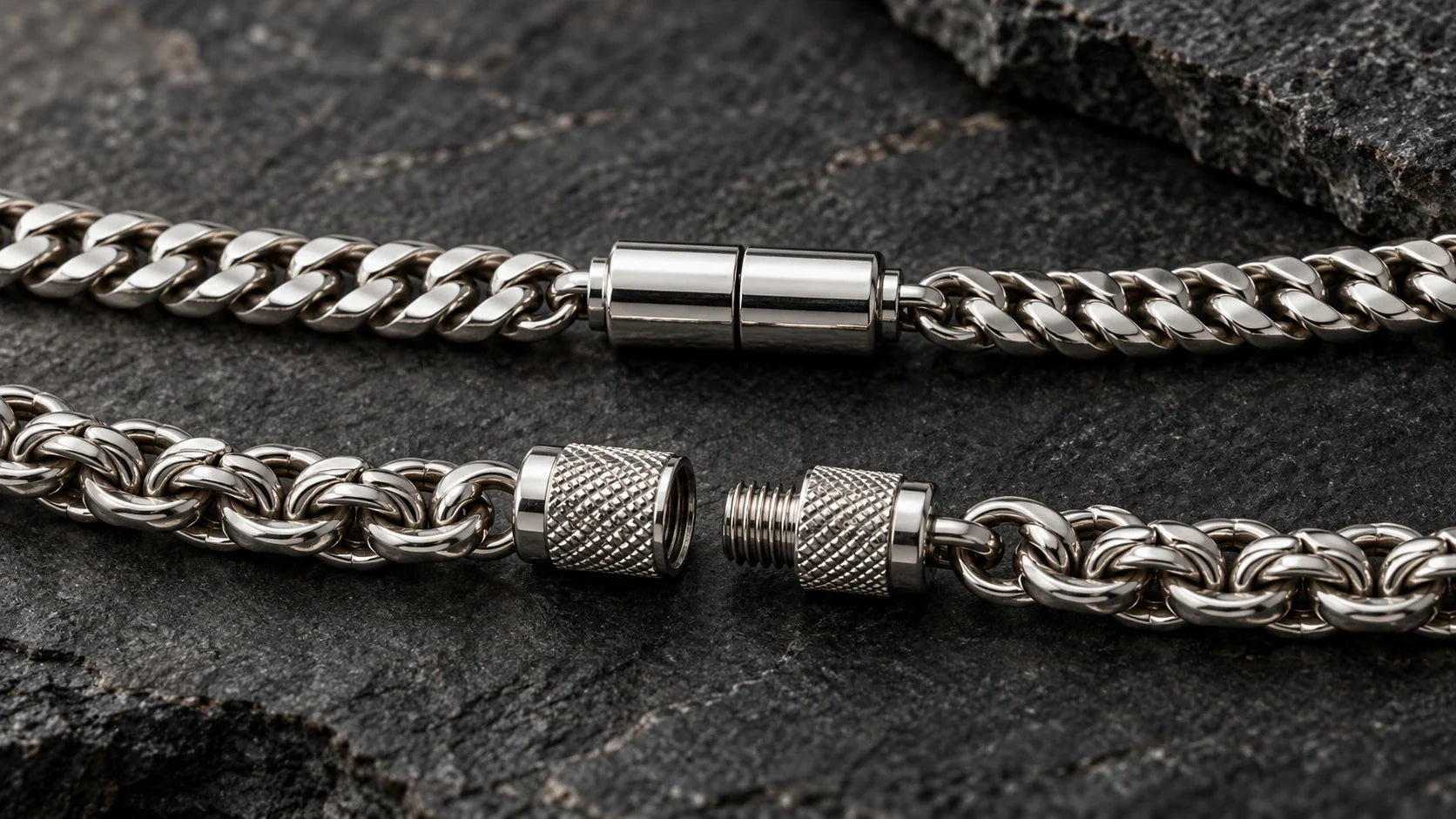 photo - silver chain clasps styles