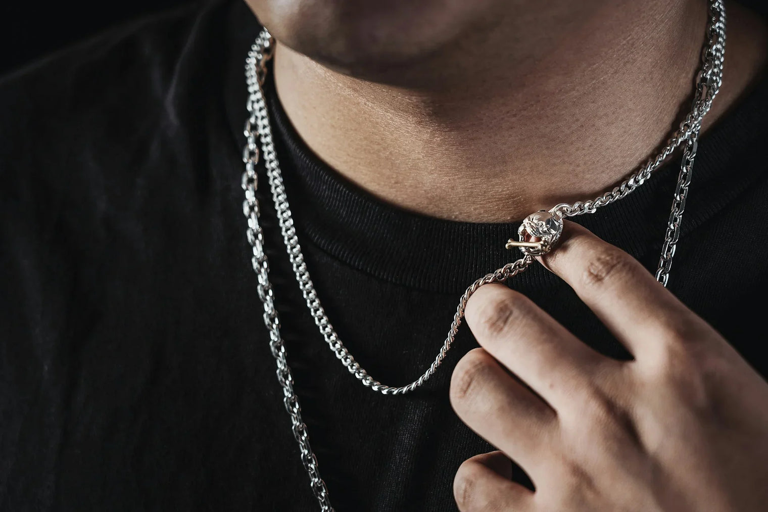 how to clean a sterling silver necklace