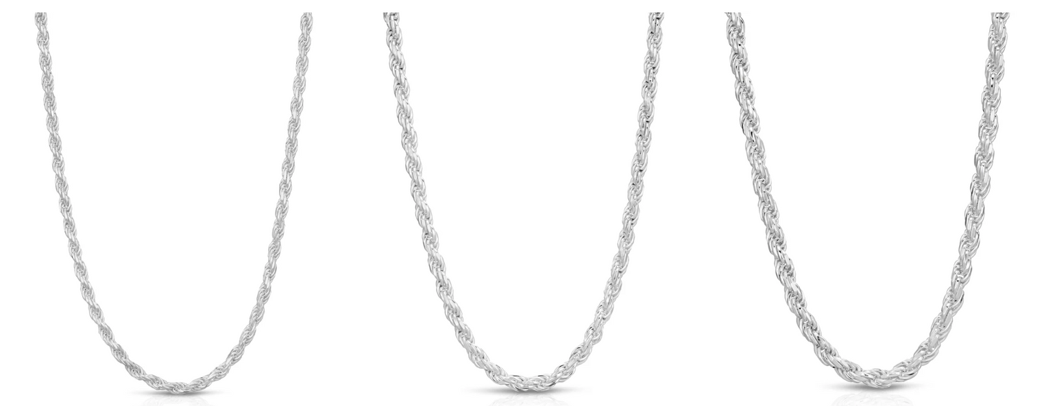 The Most Popular Rope Chain Types