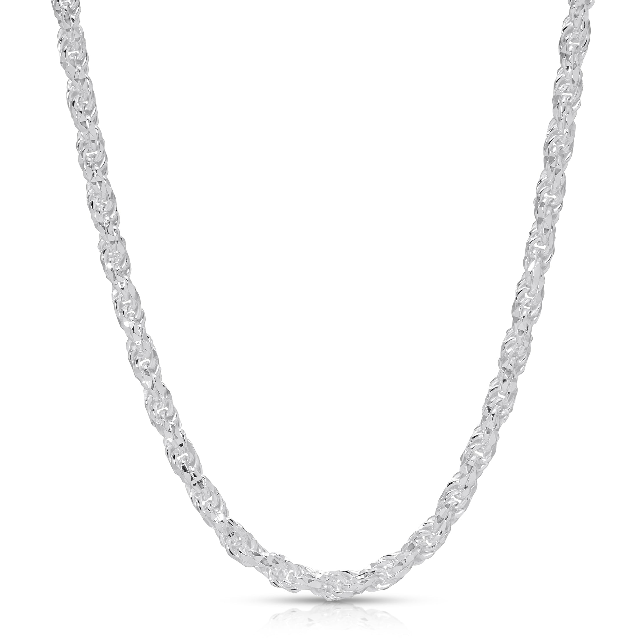 5mm Rope Chain Prism Diamond Cut Luke Zion Jewelry – LZJ