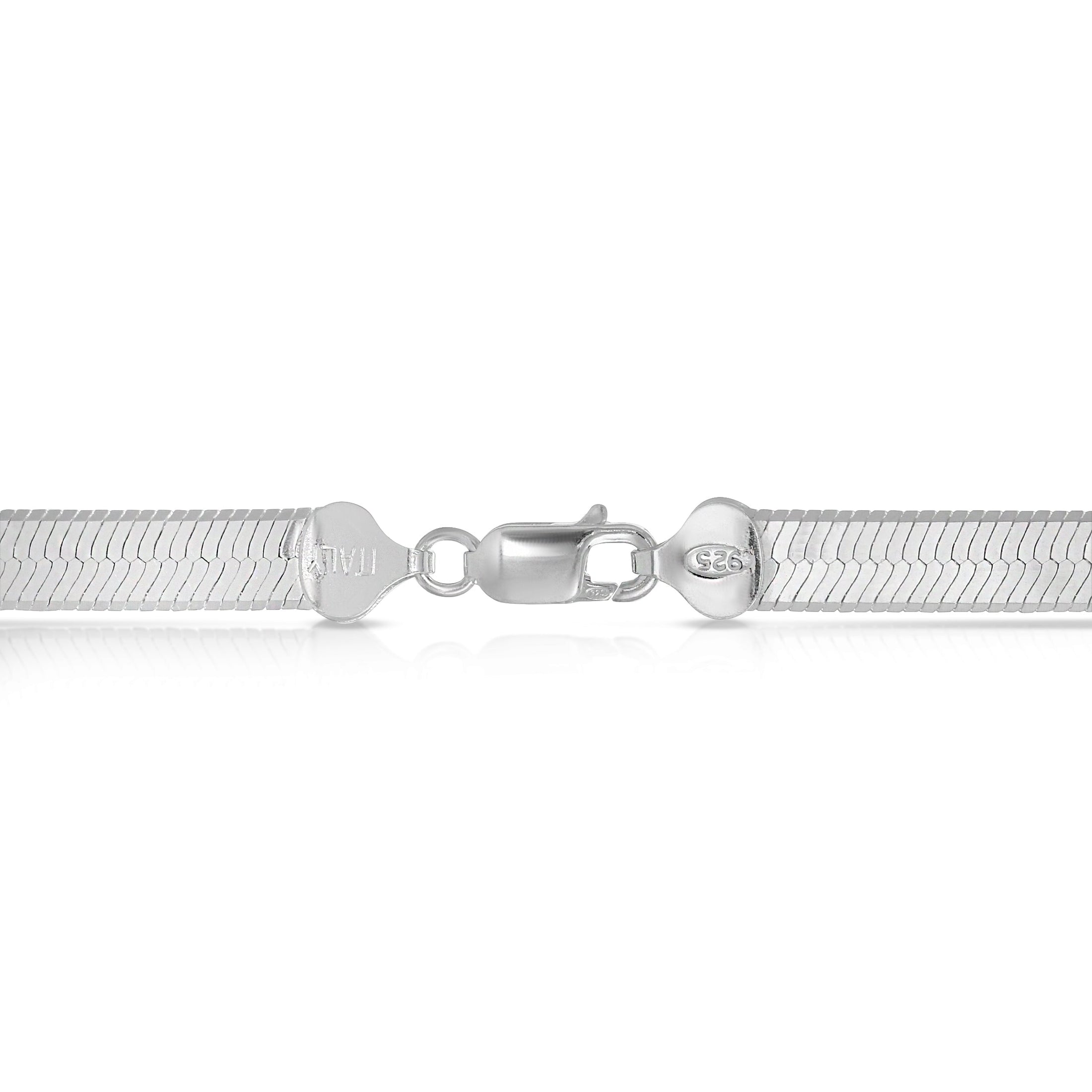 925 sterling silver Herringbone clasp