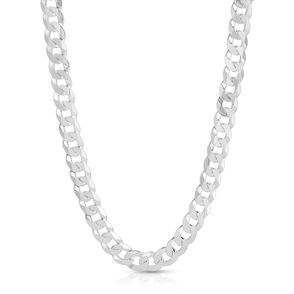 5.8mm Flat Curb Chain Sterling Silver - Luke Zion Jewelry – LZJ