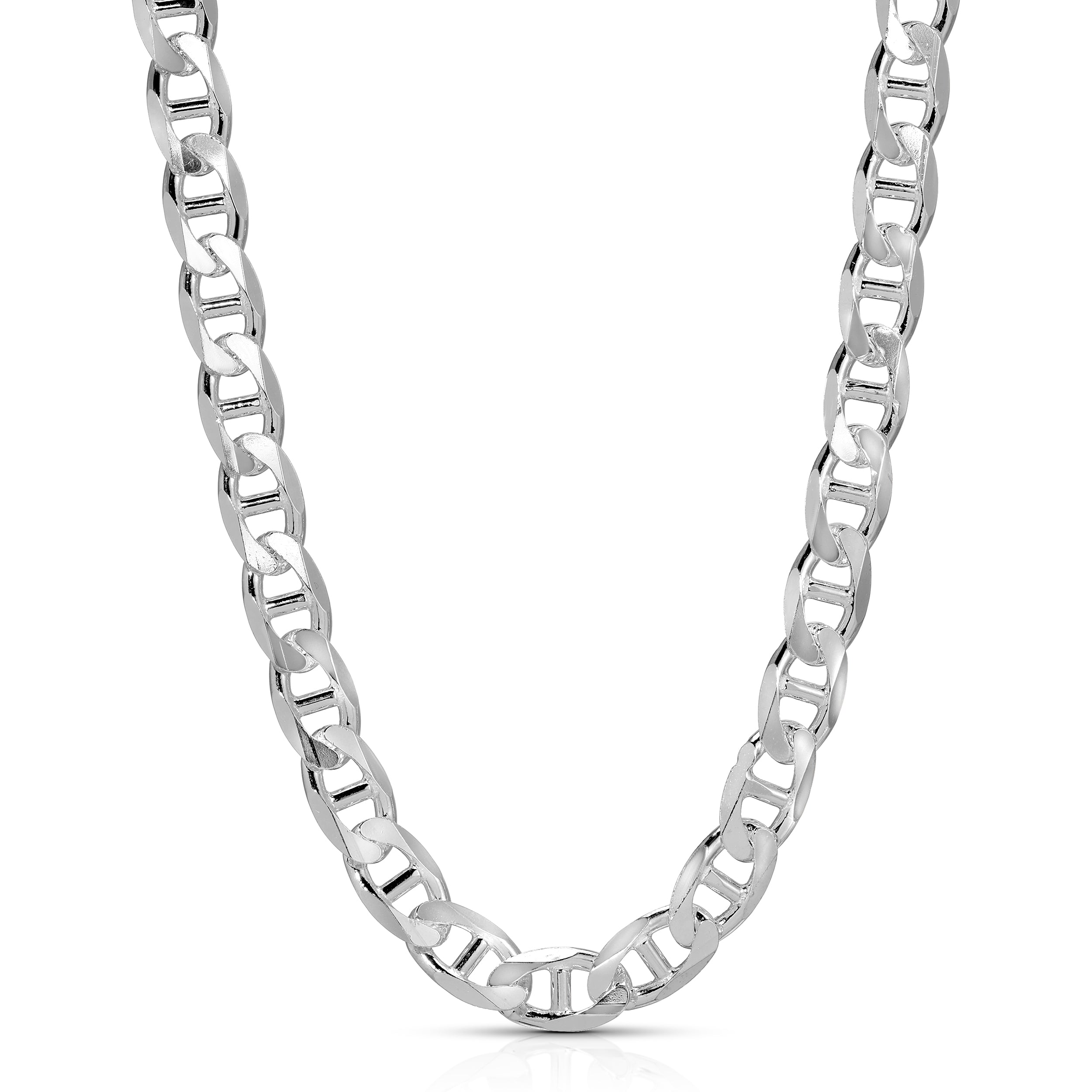 9.5mm Mariner Chain Sterling Silver - Luke Zion Jewelry – LZJ