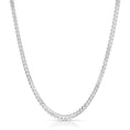 Load image into Gallery viewer, 3mm Franco v cut chain sterling silver 925
