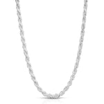 4.5mm Rope Sterling Silver Chain