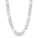 Figarucci Chain sterling silver 10mm chain necklace