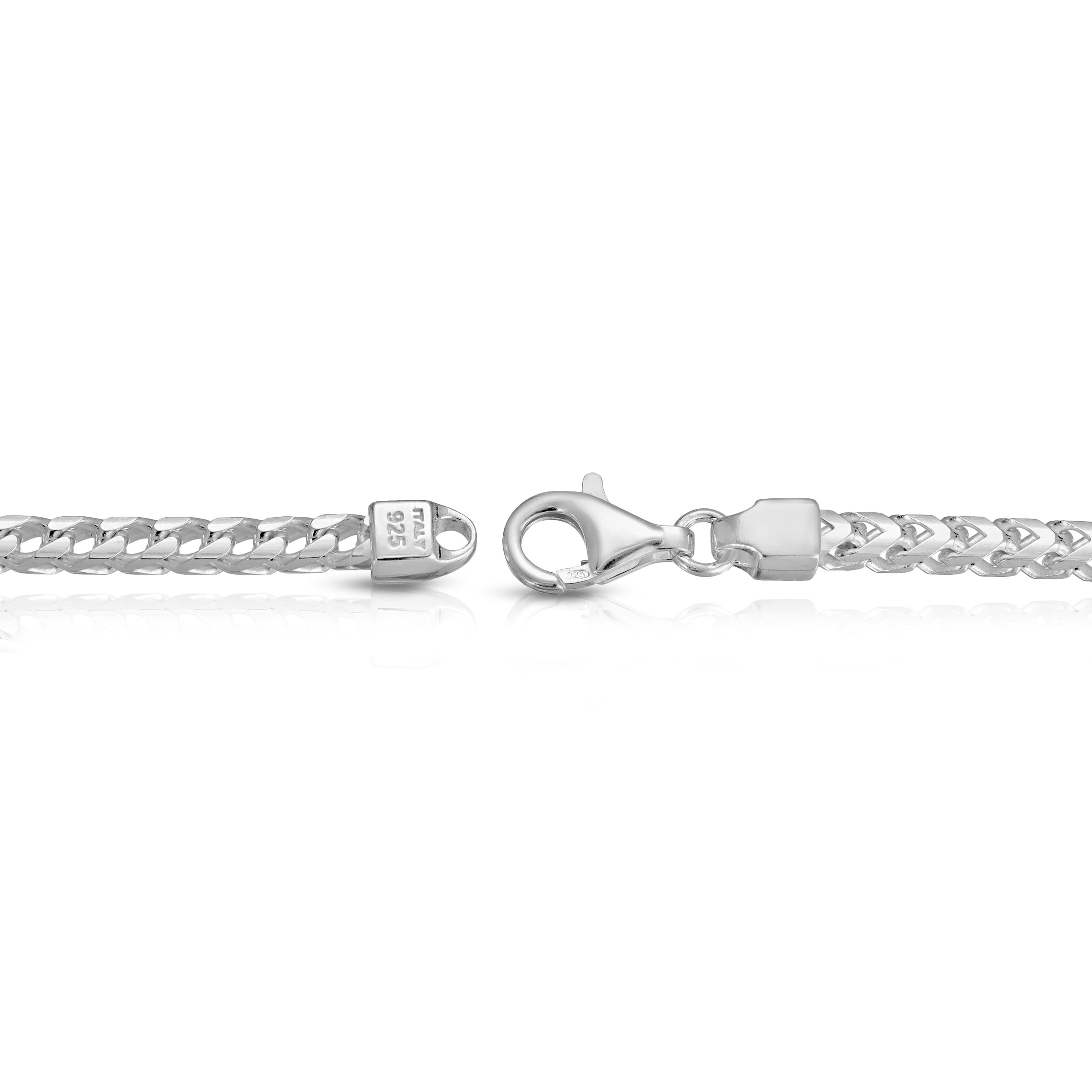 Franco chain Clasp sterling silver 925