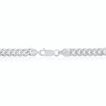 lobster clasp 5.5mm Sterling Silver Miami Cuban Link Chain