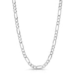 5.7mm Sterling silver 925 Figaro Chain 