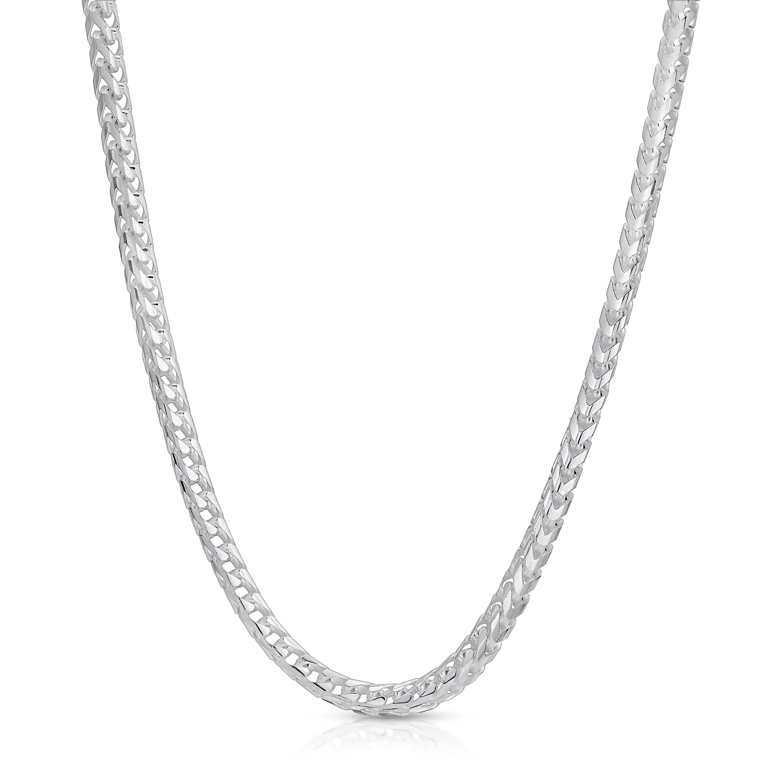 Franco chain hot sale sterling silver