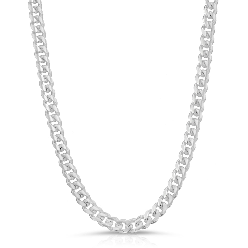 6mm Sterling silver Miami Cuban Link Chain