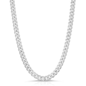 6mm Sterling silver Miami Cuban Link Chain