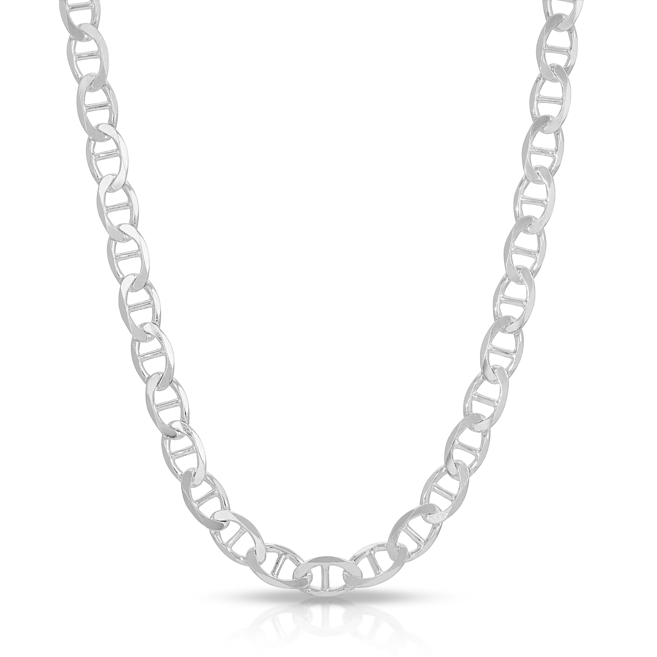 8mm Mariner sterling silver chain